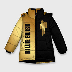 Зимняя куртка для девочки Billie Eilish Gold