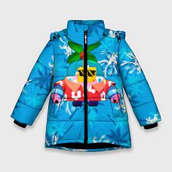 Куртка зимняя для девочки BRAWL STARS NEW SPROUT 10, цвет: 3D-черный
