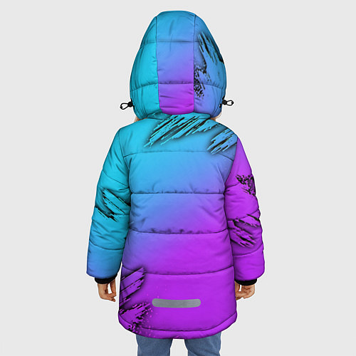 Зимняя куртка для девочки Brawl Stars SPROUT / 3D-Черный – фото 4