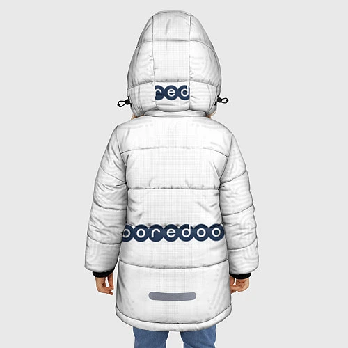 Зимняя куртка для девочки PSG away 20-21 / 3D-Черный – фото 4