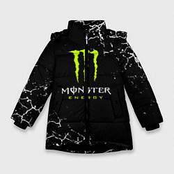 Куртка зимняя для девочки MONSTER ENERGY, цвет: 3D-черный