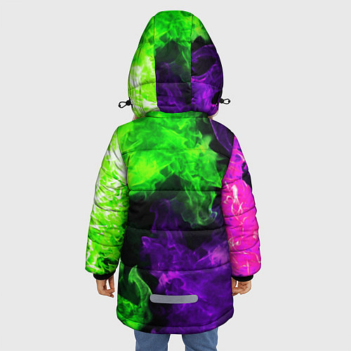 Зимняя куртка для девочки GTA 5 / 3D-Черный – фото 4