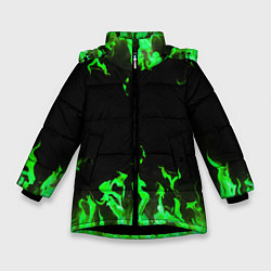 Зимняя куртка для девочки GREEN FIRE ОГОНЬ