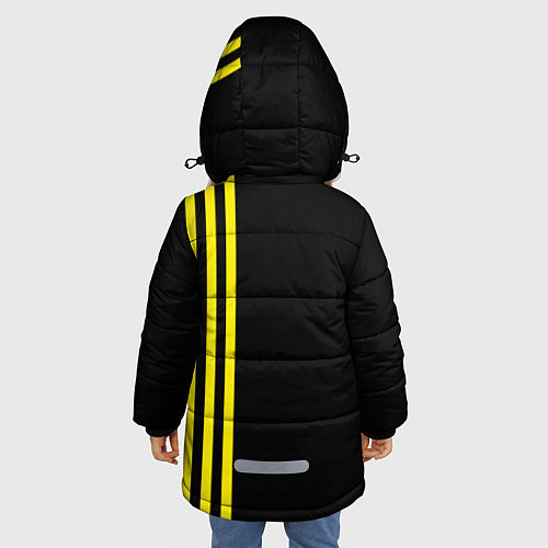 Зимняя куртка для девочки BORUSSIA / 3D-Черный – фото 4