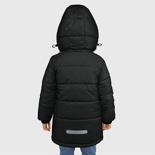 Зимняя куртка для девочки Baldurs gate 3 / 3D-Черный – фото 4