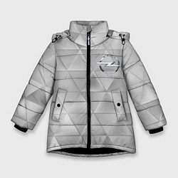 Куртка зимняя для девочки OPEL, цвет: 3D-черный