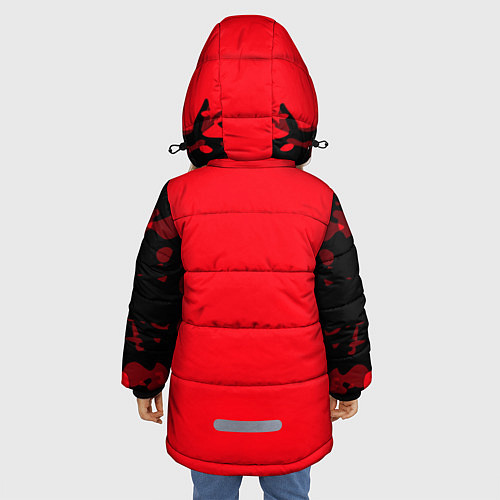 Зимняя куртка для девочки La Casa de Papel Z / 3D-Черный – фото 4