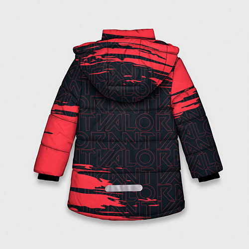 Зимняя куртка для девочки VALORANT / 3D-Светло-серый – фото 2