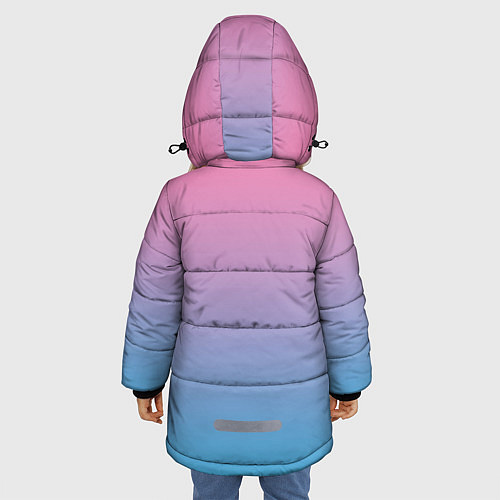 Зимняя куртка для девочки LOVE RULES ALL / 3D-Черный – фото 4