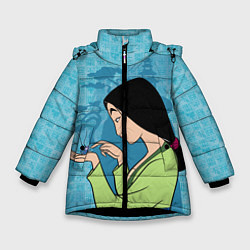 Зимняя куртка для девочки Mulan and Cri-Kee