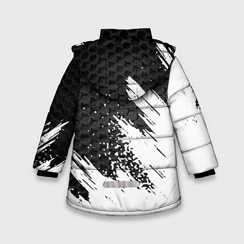 Зимняя куртка для девочки HONDA / 3D-Светло-серый – фото 2