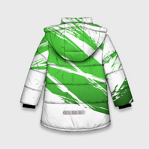 Зимняя куртка для девочки Minecraft / 3D-Светло-серый – фото 2