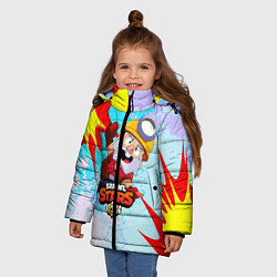 Куртка зимняя для девочки Brawl Stars Dynamike, цвет: 3D-черный — фото 2