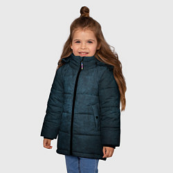 Куртка зимняя для девочки Текстура поверхность пятна, цвет: 3D-красный — фото 2