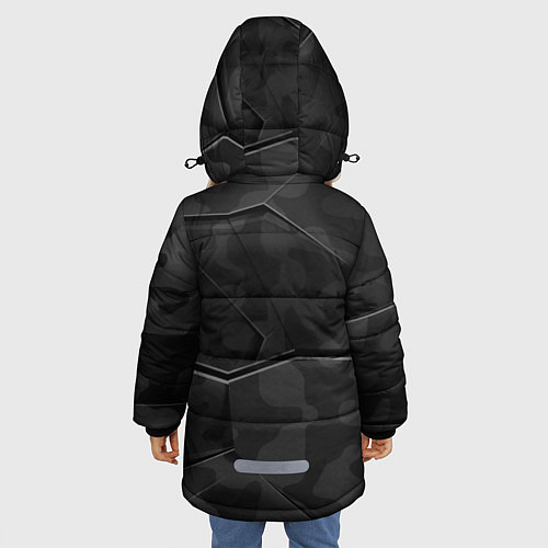 Зимняя куртка для девочки LEXUS / 3D-Черный – фото 4