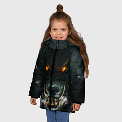 Куртка зимняя для девочки ДИКИЙ ВОЛК D, цвет: 3D-черный — фото 2