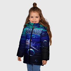 Куртка зимняя для девочки Loot Shark Fortnite, цвет: 3D-красный — фото 2