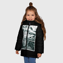 Куртка зимняя для девочки ДЖО РОГАН, цвет: 3D-черный — фото 2
