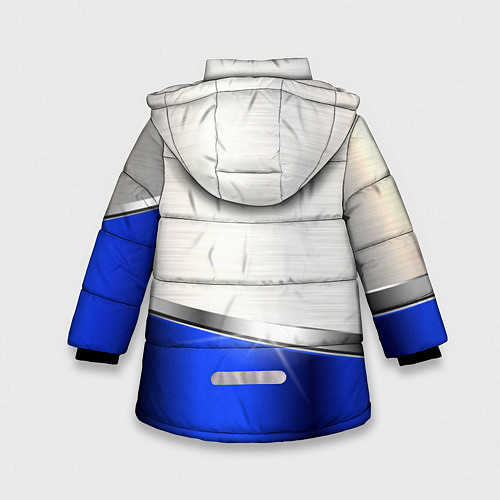 Зимняя куртка для девочки MERCEDES-BENZ / 3D-Светло-серый – фото 2