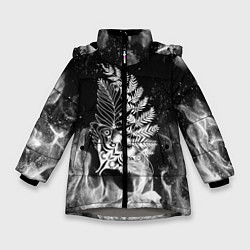Куртка зимняя для девочки THE LAST OF US 2 ТАТУ ЭЛЛИ, цвет: 3D-светло-серый