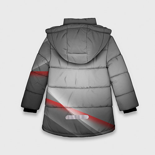 Зимняя куртка для девочки TOYOTA / 3D-Светло-серый – фото 2