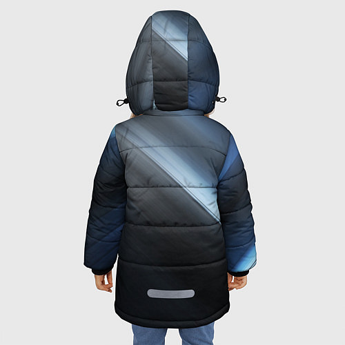 Зимняя куртка для девочки BMW / 3D-Черный – фото 4