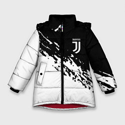 Куртка зимняя для девочки JUVENTUS, цвет: 3D-красный