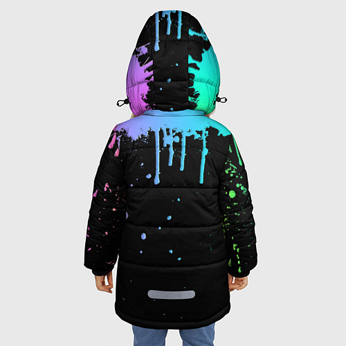 Зимняя куртка для девочки MARSHMELLO / 3D-Черный – фото 4