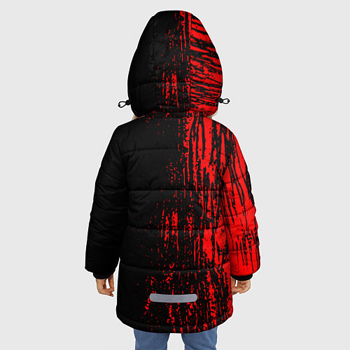 Зимняя куртка для девочки Roblox Piggy / 3D-Черный – фото 4