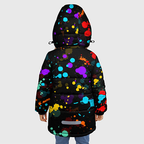 Зимняя куртка для девочки BRAWL STARS NANI НАНИ / 3D-Черный – фото 4