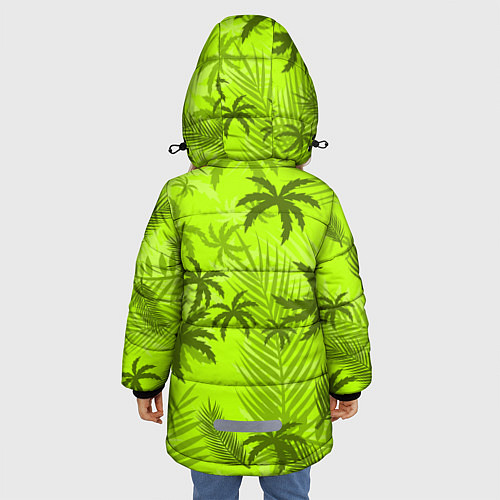 Зимняя куртка для девочки BRAWL STARS SPIKE СПАЙК / 3D-Черный – фото 4