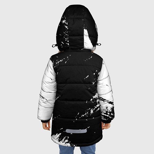 Зимняя куртка для девочки The Witcher / 3D-Черный – фото 4