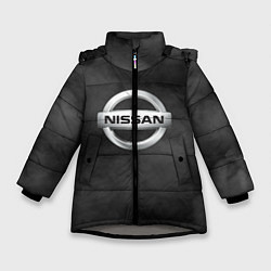 Куртка зимняя для девочки NISSAN, цвет: 3D-светло-серый