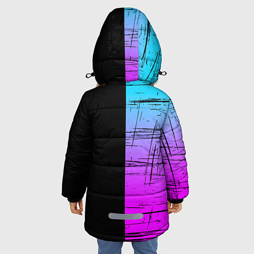 Зимняя куртка для девочки FORTNITE MARSHMELLO / 3D-Черный – фото 4