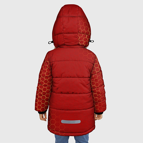 Зимняя куртка для девочки LIVERPOOL ЛИВЕРПУЛЬ / 3D-Черный – фото 4