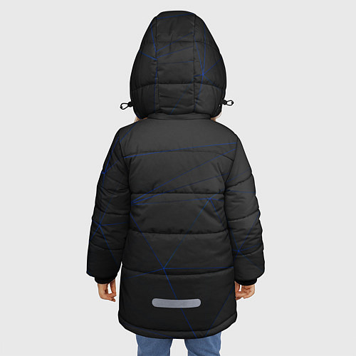 Зимняя куртка для девочки VOLVO / 3D-Черный – фото 4