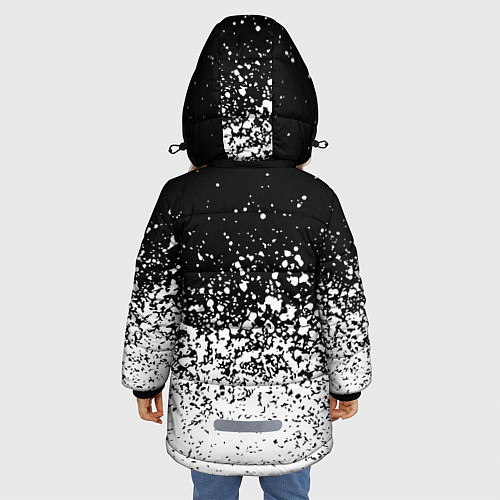 Зимняя куртка для девочки JUVENTUS / 3D-Черный – фото 4