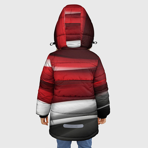 Зимняя куртка для девочки TOYOTA / 3D-Черный – фото 4