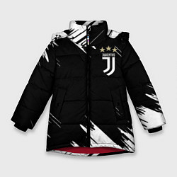 Куртка зимняя для девочки JUVENTUS, цвет: 3D-красный