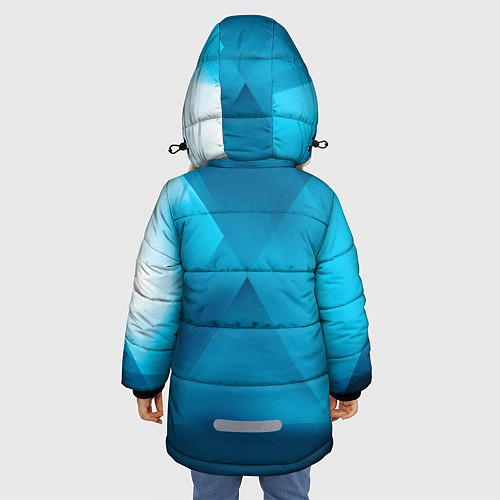 Зимняя куртка для девочки VOLKSWAGEN / 3D-Черный – фото 4