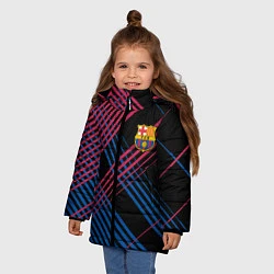 Куртка зимняя для девочки BARSELONA, цвет: 3D-красный — фото 2