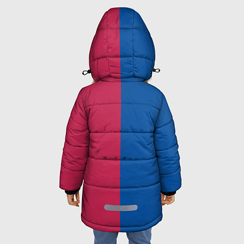 Зимняя куртка для девочки BARSELONA / 3D-Черный – фото 4