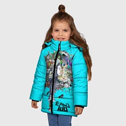 Куртка зимняя для девочки МОБ ПСИХО 100, цвет: 3D-черный — фото 2