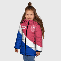 Куртка зимняя для девочки СССР, цвет: 3D-светло-серый — фото 2