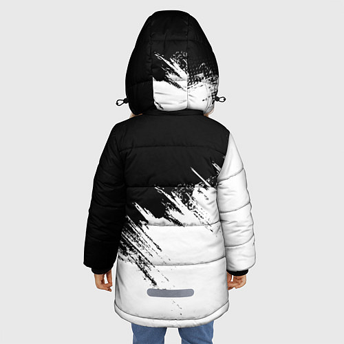 Зимняя куртка для девочки РОССИЯ / 3D-Черный – фото 4