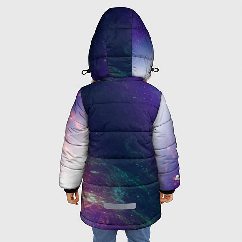 Зимняя куртка для девочки NASA НАСА / 3D-Черный – фото 4
