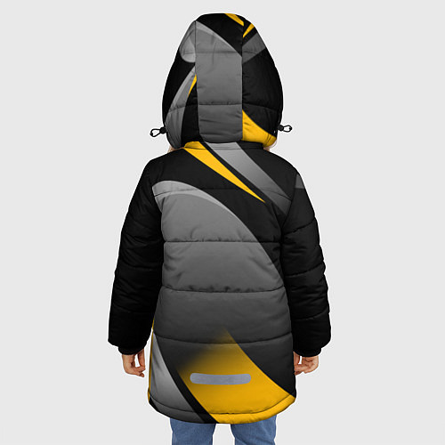 Зимняя куртка для девочки Juventus Uniform / 3D-Черный – фото 4