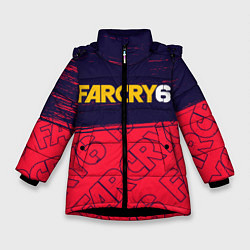Куртка зимняя для девочки FAR CRY 6 ФАР КРАЙ 6, цвет: 3D-черный