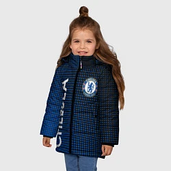 Куртка зимняя для девочки CHELSEA, цвет: 3D-светло-серый — фото 2