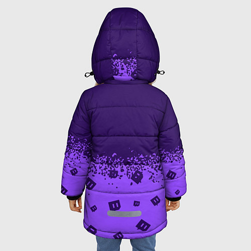 Зимняя куртка для девочки TWITCH ТВИЧ / 3D-Черный – фото 4